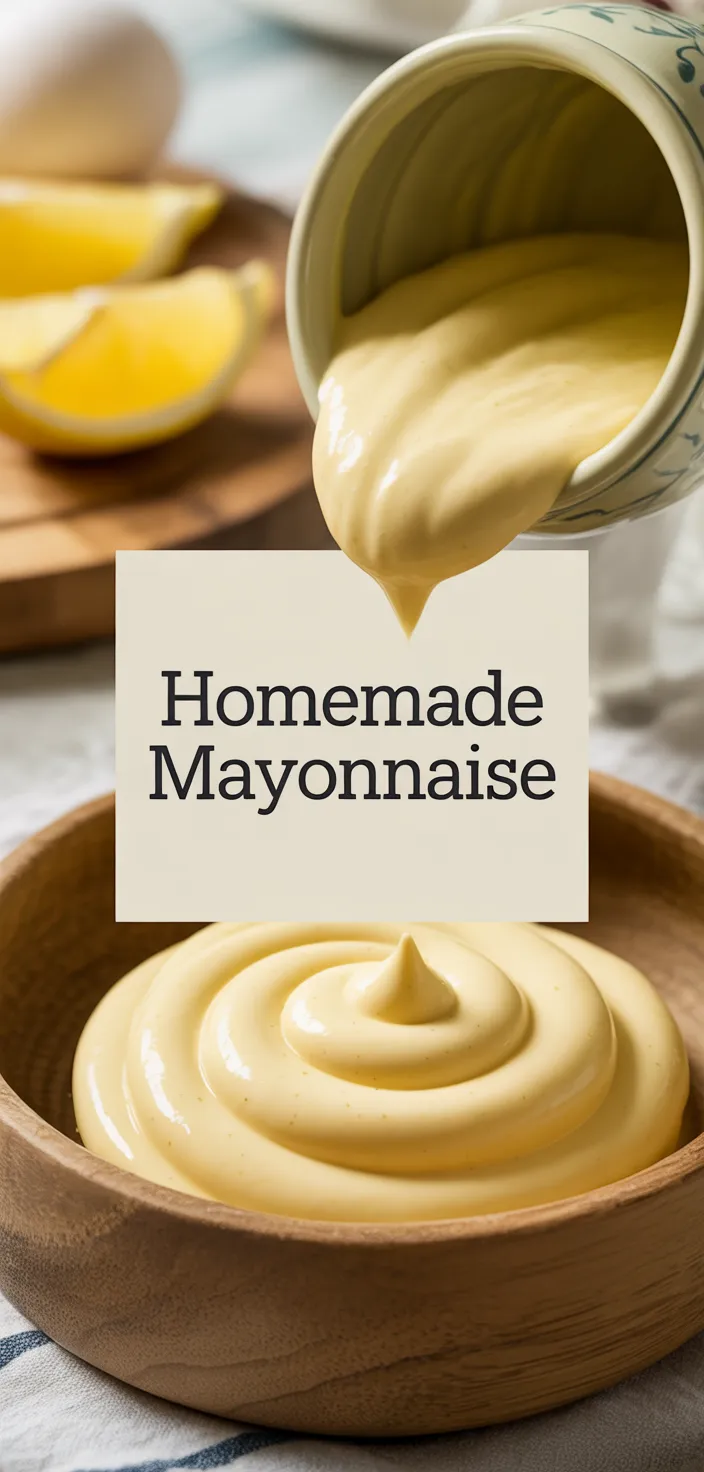 A photo of HOMEMADE MAYONNAISE Recipe