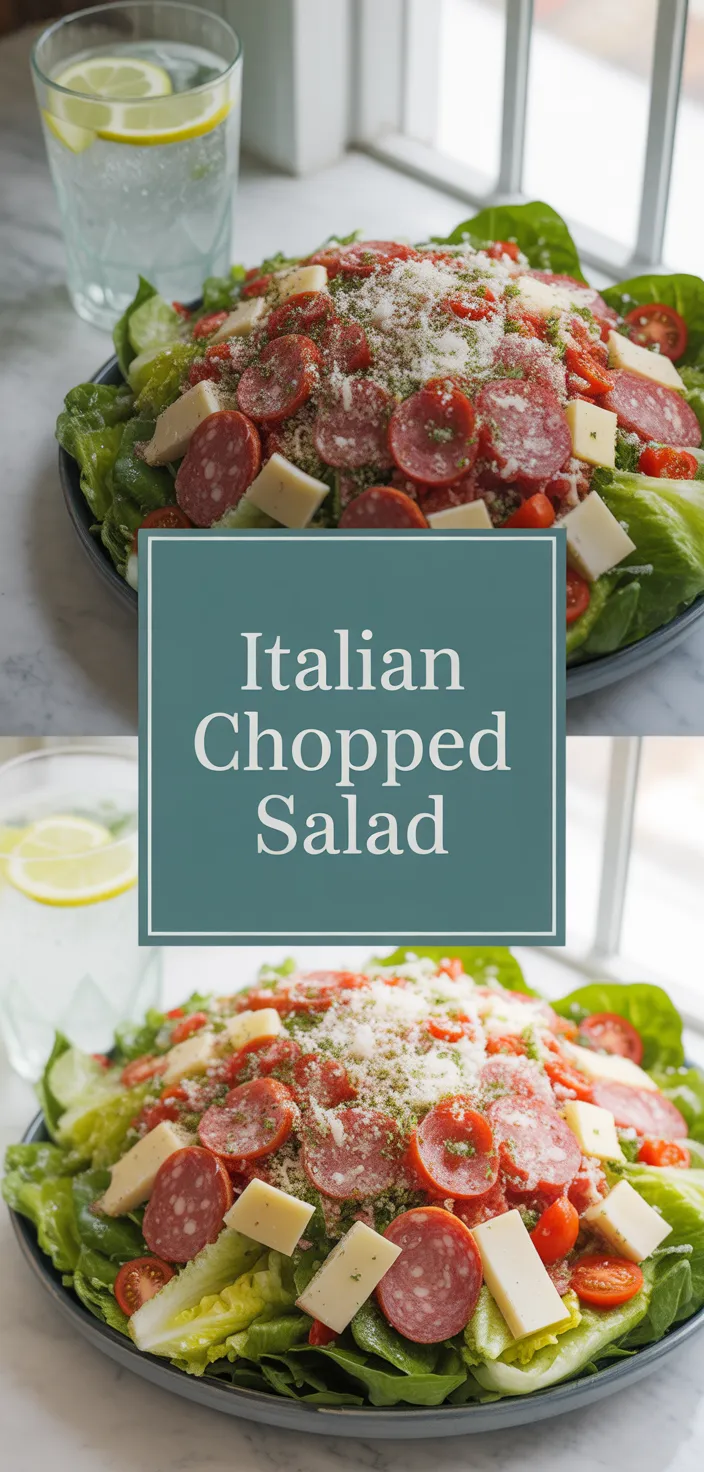 A photo of Italian Grinder Salad (Chopped Sub Salad) Recipe