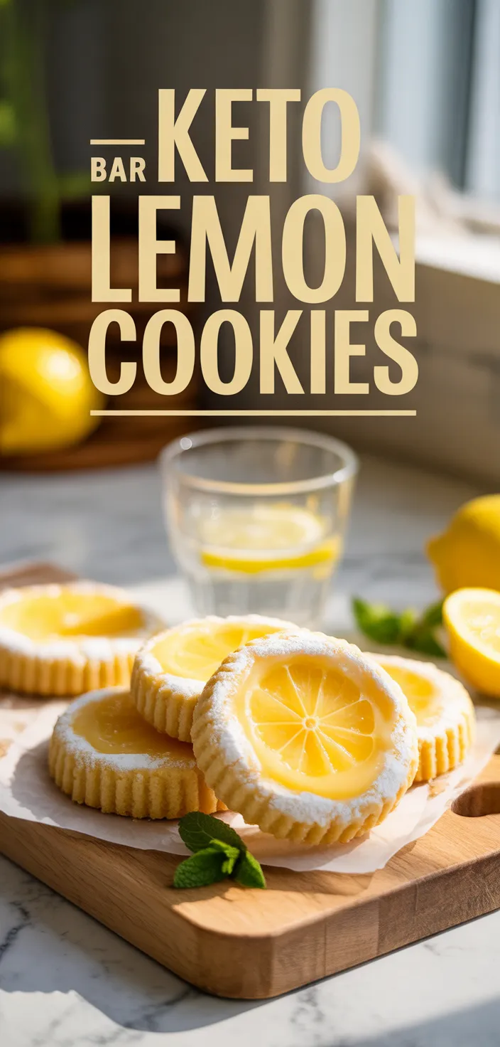 A photo of Keto Lemon Bar Cookies Recipe