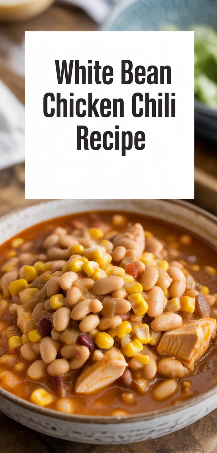 A photo of White Bean Chicken Chili Recipe