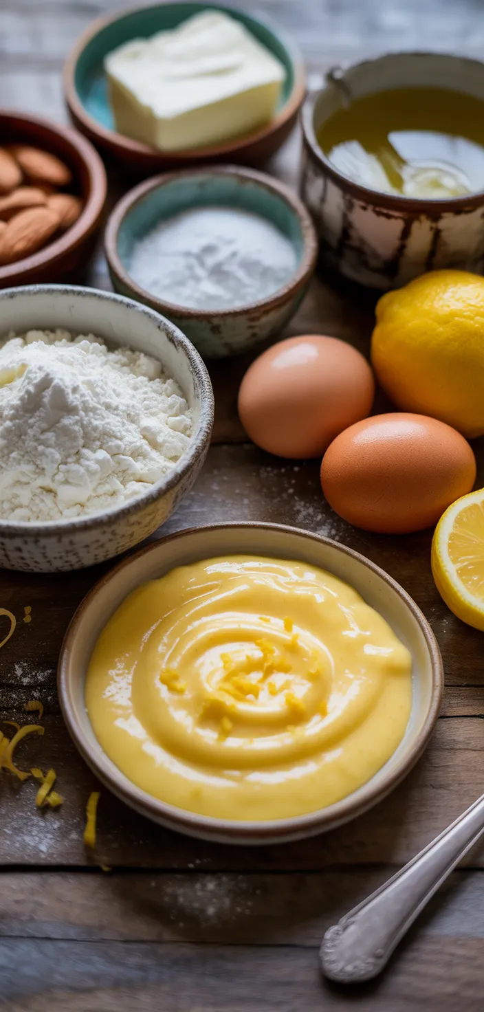 Ingredients photo for Keto Lemon Bar Cookies Recipe