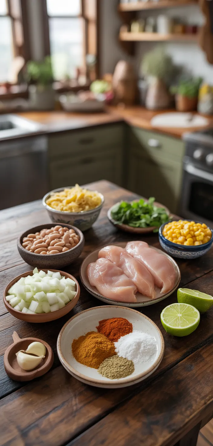 Ingredients photo for White Bean Chicken Chili Recipe