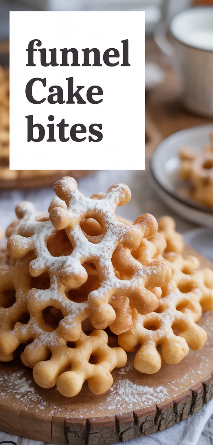 A photo of Funnel Cake Bites Recipe