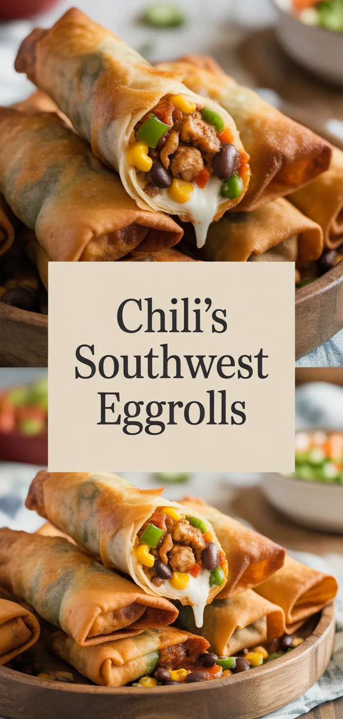 A photo of The Best Chili's Southwest Eggrolls Recipe