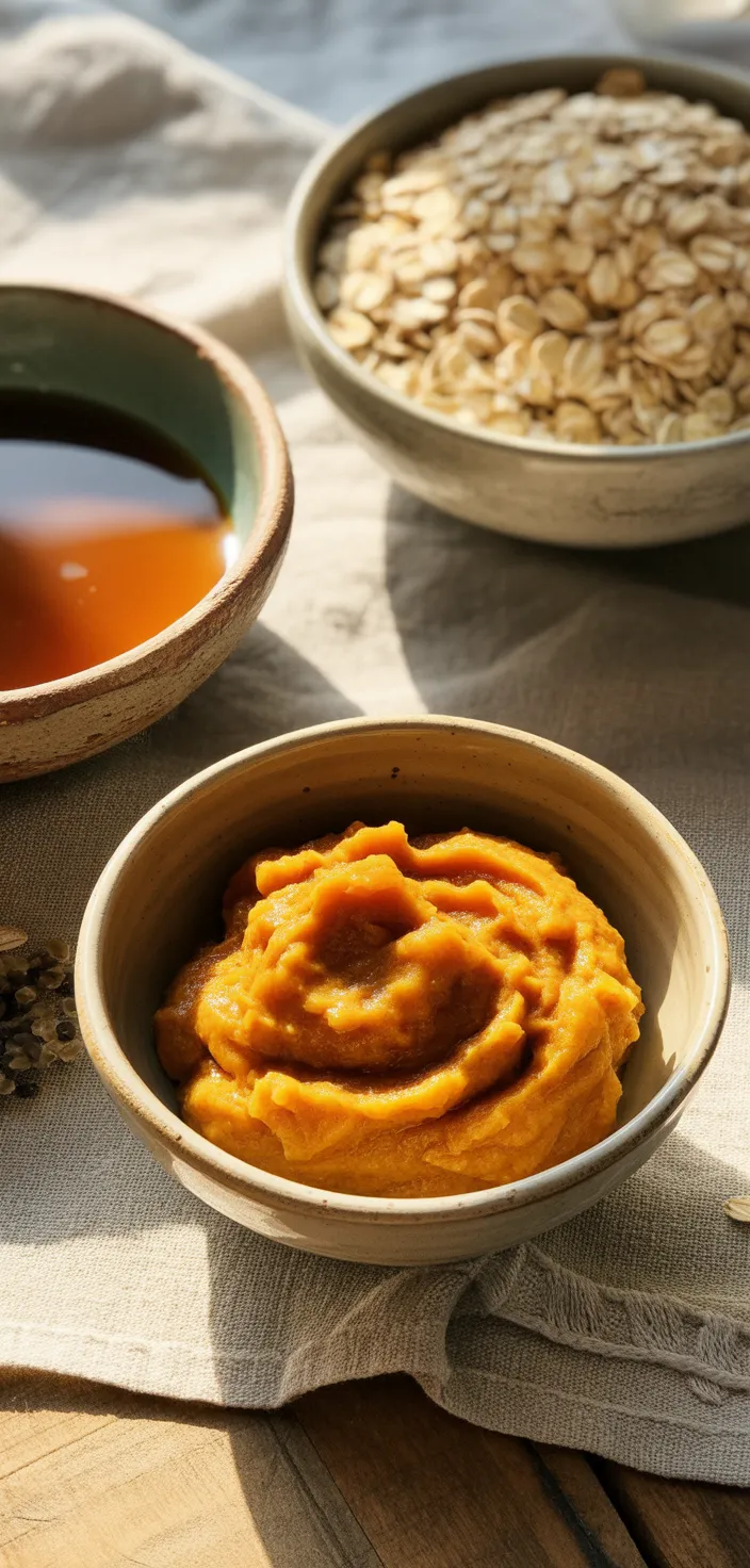 Ingredients photo for Healthy Pumpkin Oat Cookies Recipe
