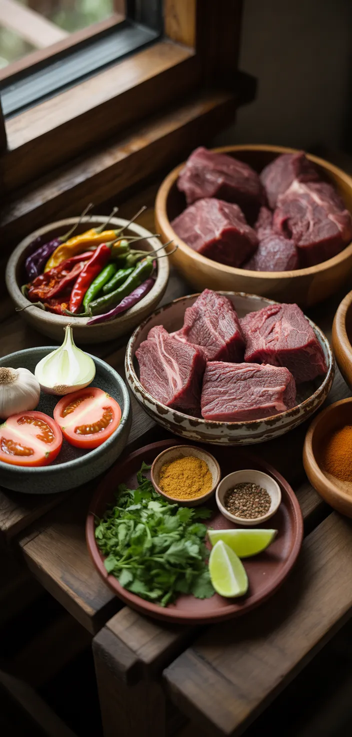 Ingredients photo for Best Birria Tacos Recipe