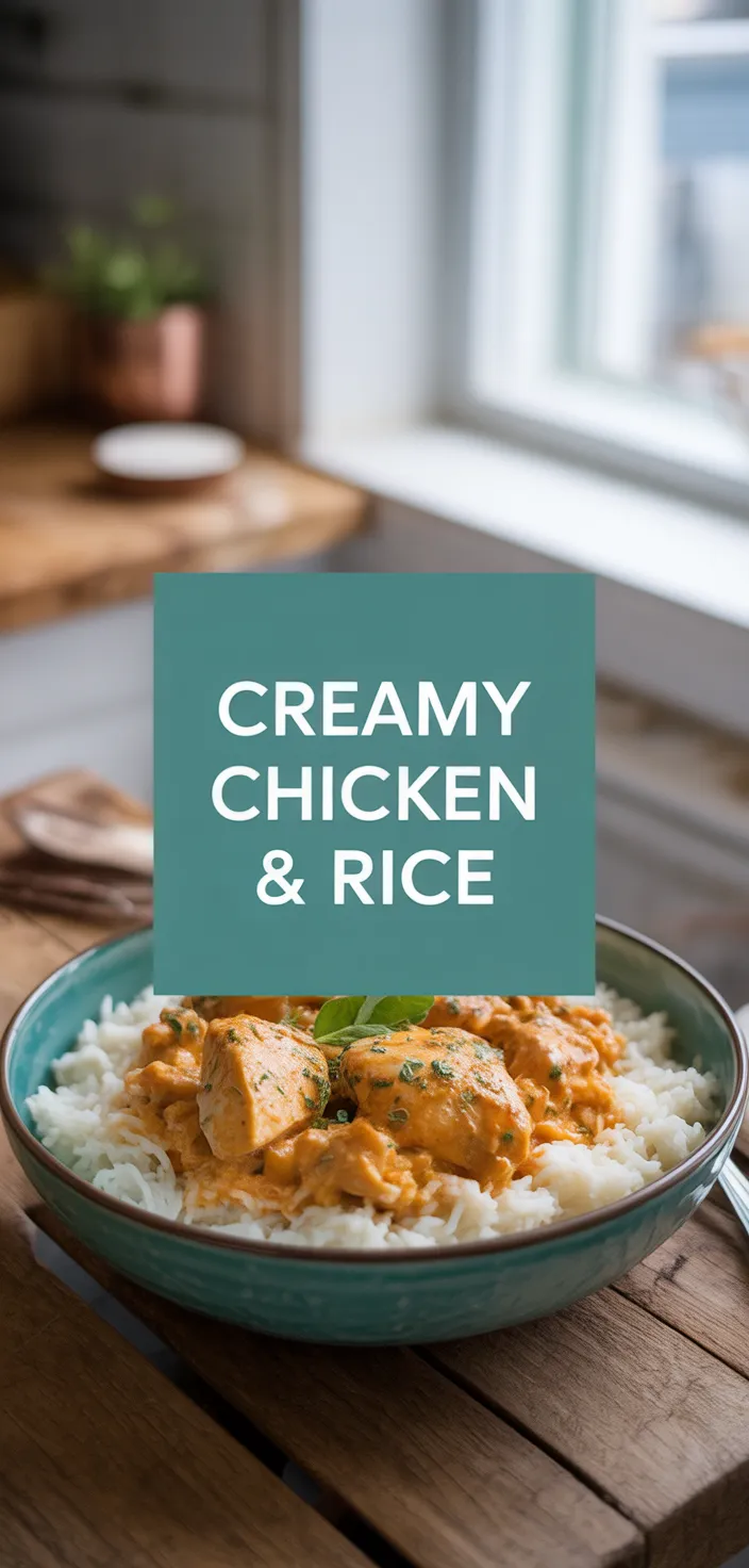 A photo of Creamy Smothered Chicken And Rice: The Ultimate Comfort Food Recipe