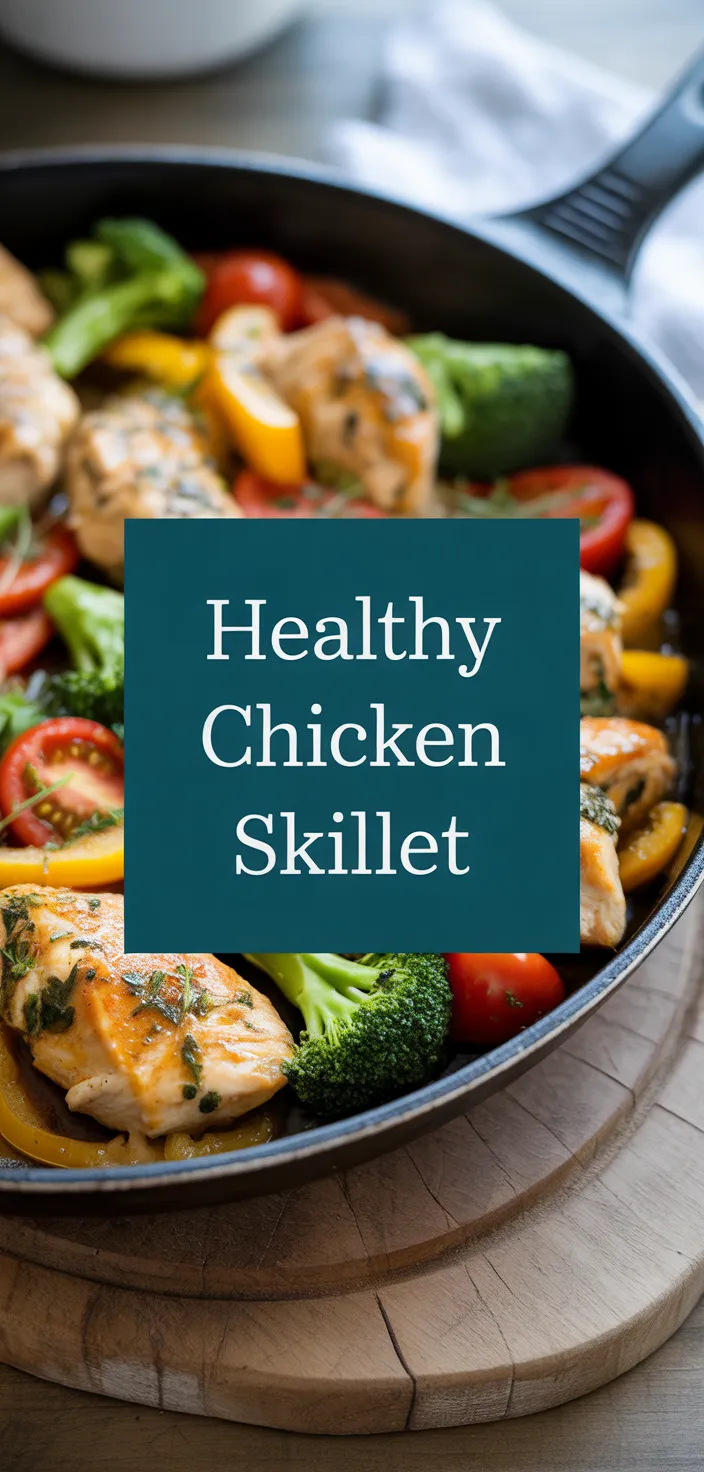 A photo of Healthy Chicken And Vegetable Skillet Recipe