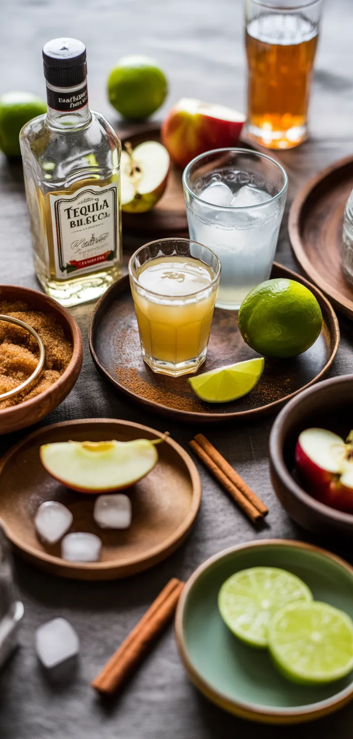 Ingredients photo for Fast + Easy Apple Cider Margarita Recipe