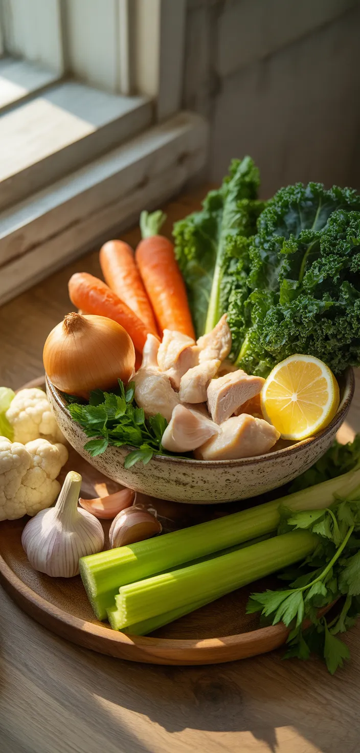 Ingredients photo for Healthy Detox Soup (So Easy!) Recipe