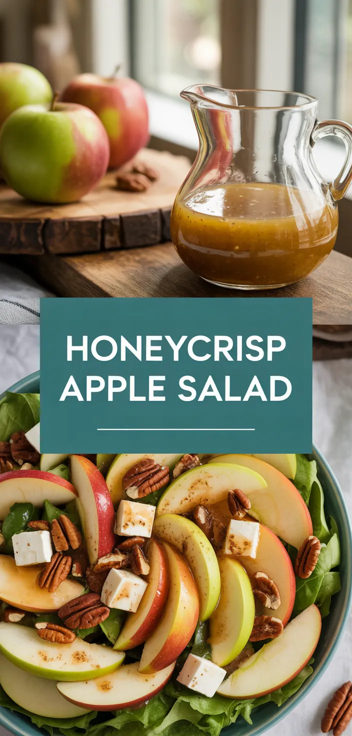 A photo of Autumn Harvest Honeycrisp Apple And Feta Salad Recipe