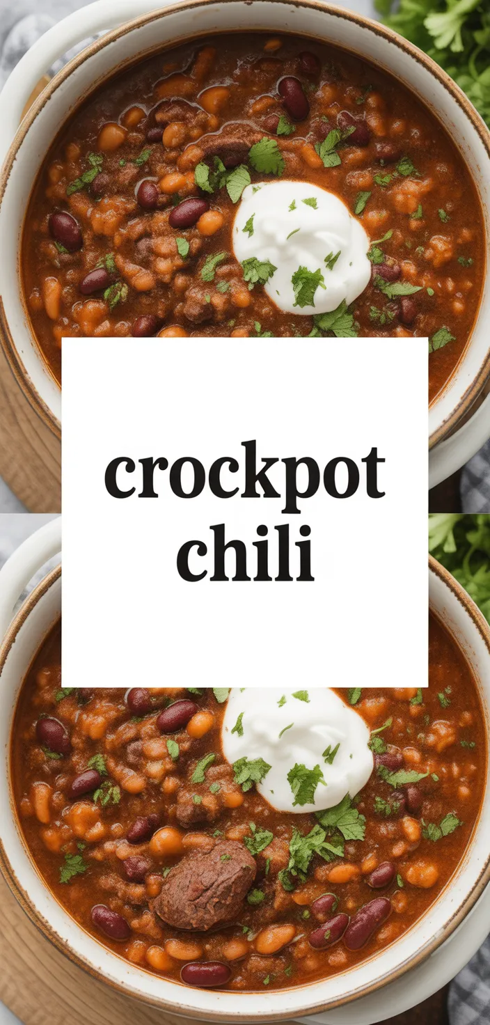 A photo of Crockpot Chili Recipe