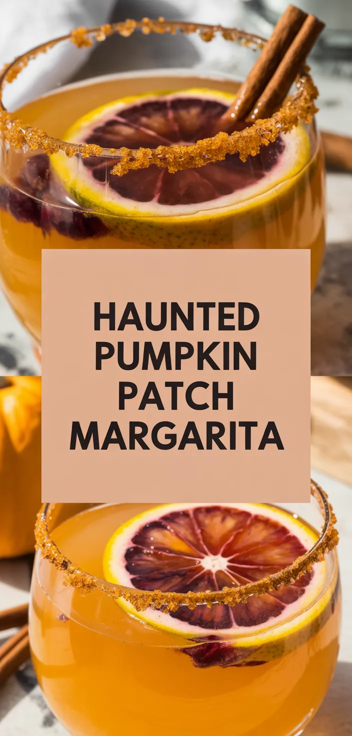 A photo of Haunted Pumpkin Patch Margarita. Recipe