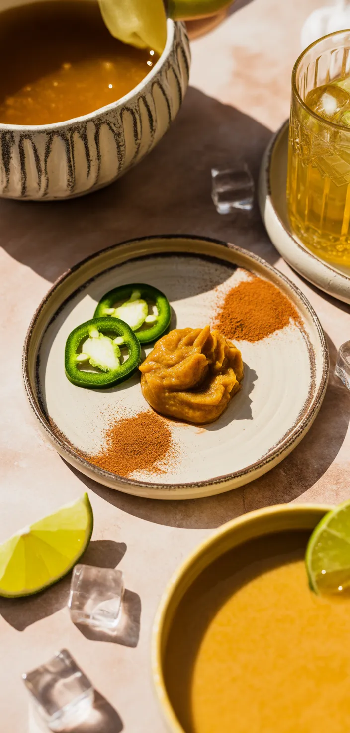 Ingredients photo for Haunted Pumpkin Patch Margarita. Recipe
