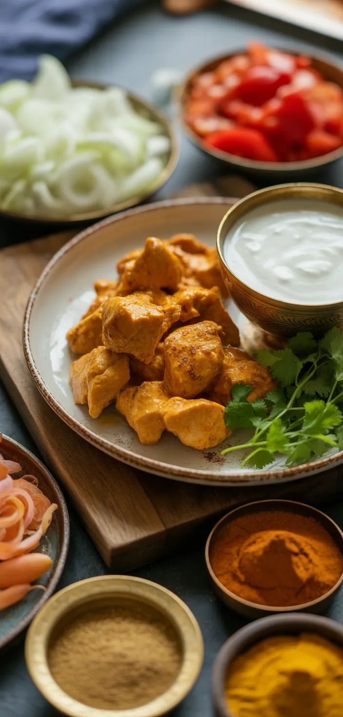 Ingredients photo for Butter Chicken Recipe