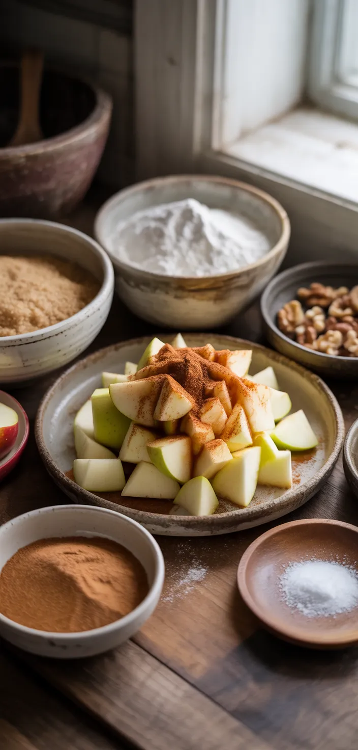 Ingredients photo for Caramel Apple Cake Recipe