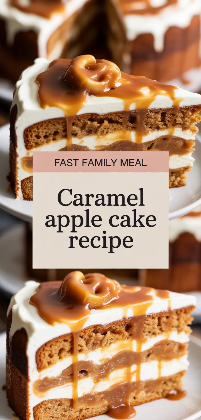 A photo of Caramel Apple Cake Recipe