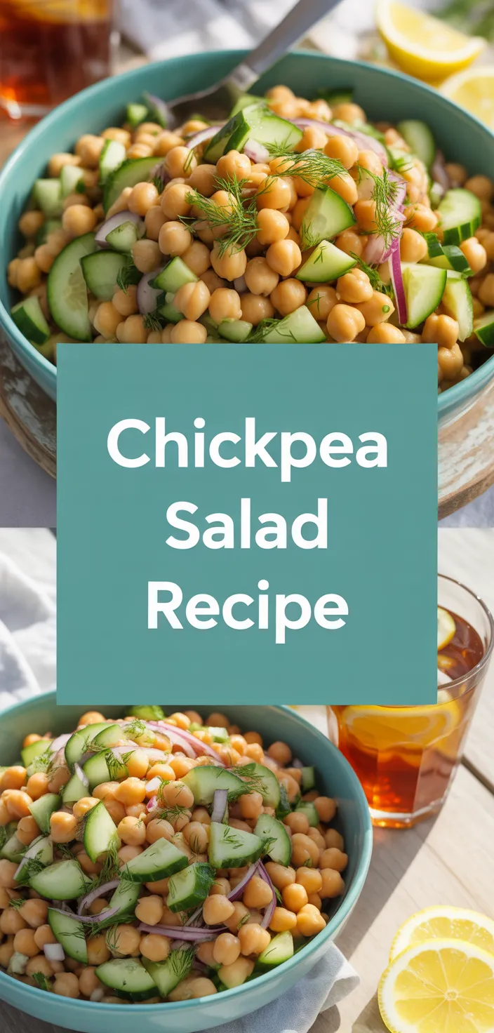 A photo of Chickpea Salad Recipe