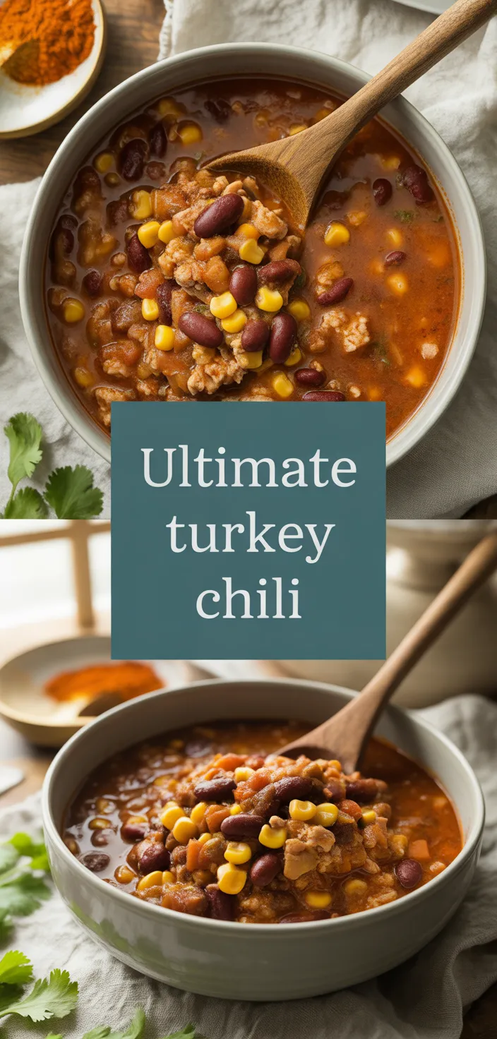 A photo of The Best Healthy Turkey Chili You'll Ever Eat Recipe