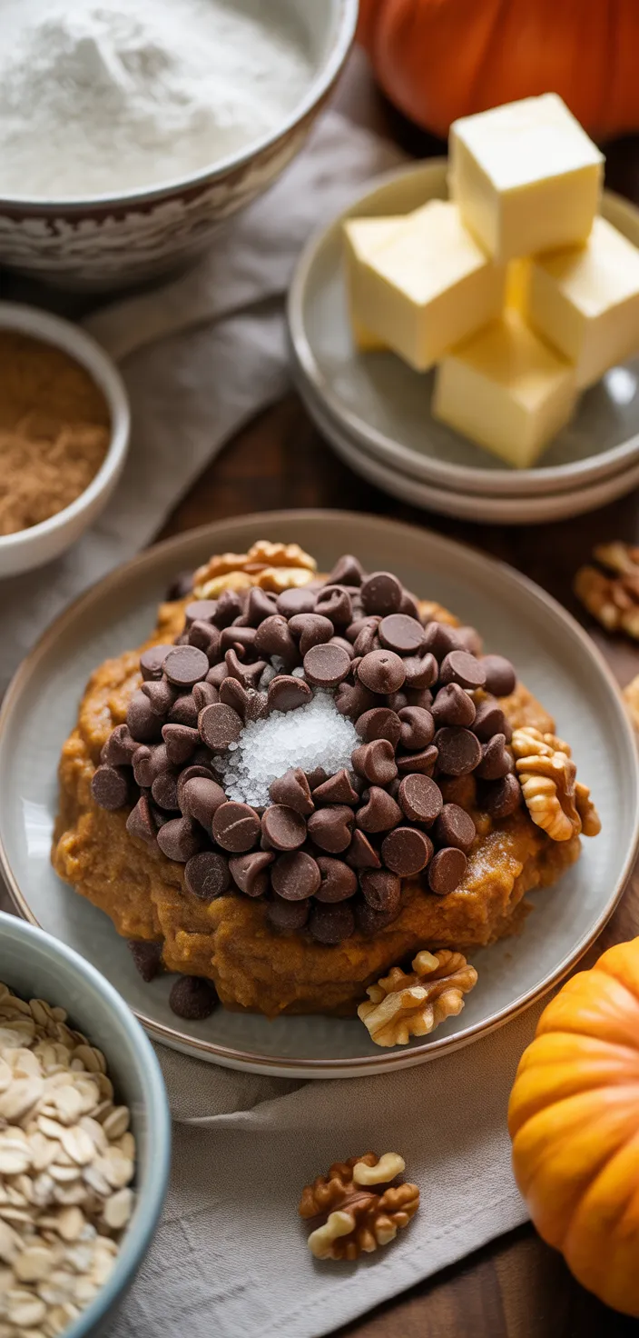 Ingredients photo for Fall Chocolate Chip Spiced Cookie (Levain Bakery Fall Cookie Knock Recipe