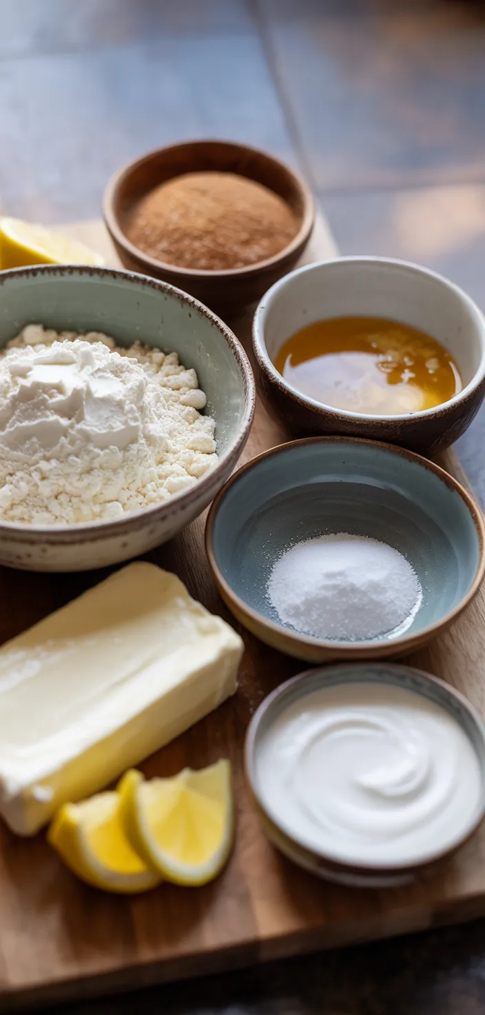 Ingredients photo for Luscious Lemon Cheesecake Recipe