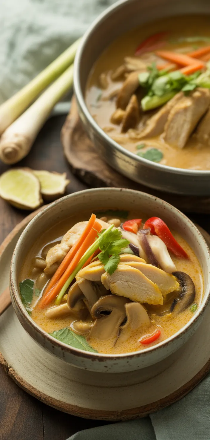 Ingredients photo for Thai Coconut Curry Soup Recipe