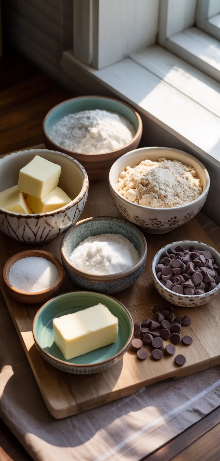 Ingredients photo for The BEST EVER Keto Chocolate Chip Cookies Recipe