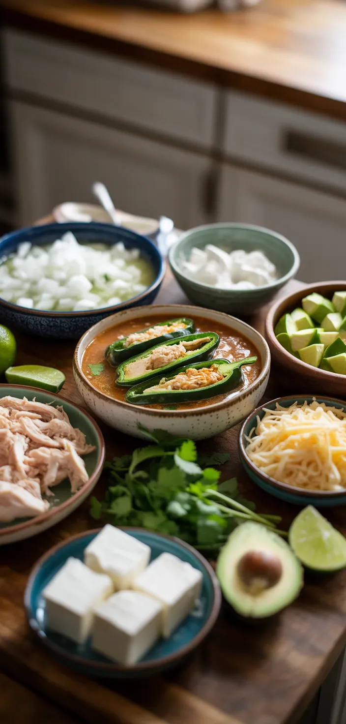 Ingredients photo for Chile Relleno Soup Recipe