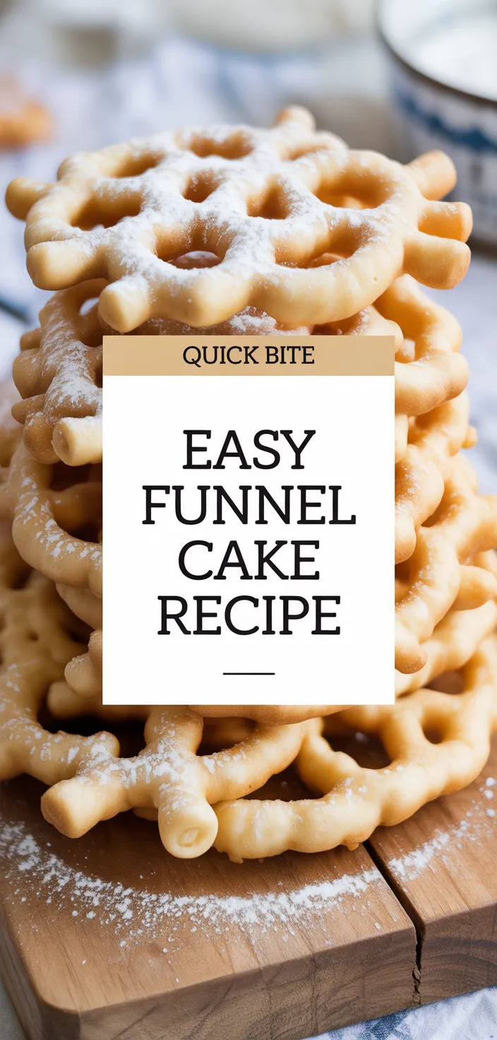 A photo of Easy Funnel Cake Recipe