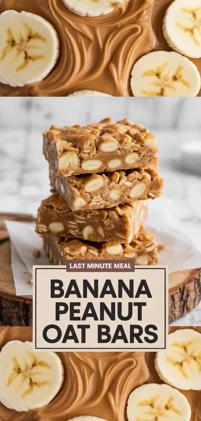 A photo of Healthy Banana Peanut Butter Oat Bars Recipe