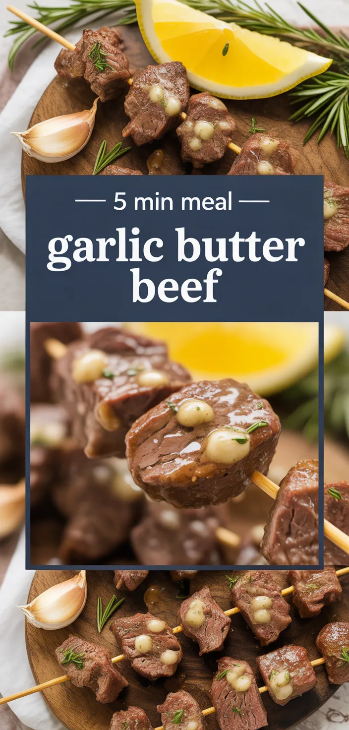 A photo of High Protein Slow Cooker Garlic Butter Beef Bites Recipe