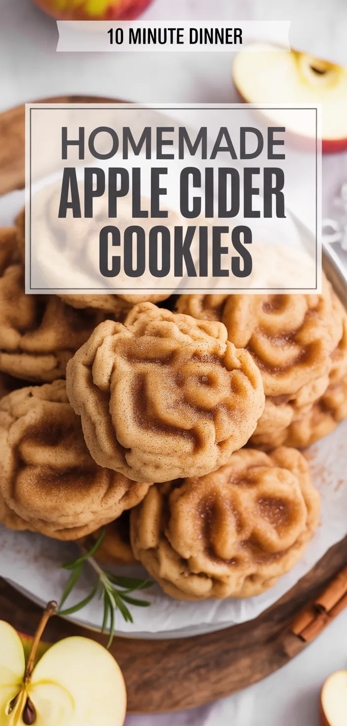 A photo of Homemade Apple Cider Cookies Recipe