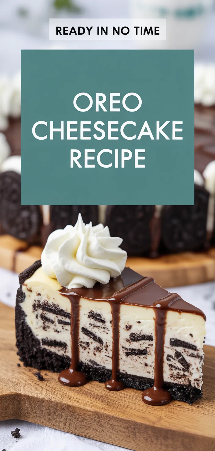 A photo of Oreo Cheesecake Recipe