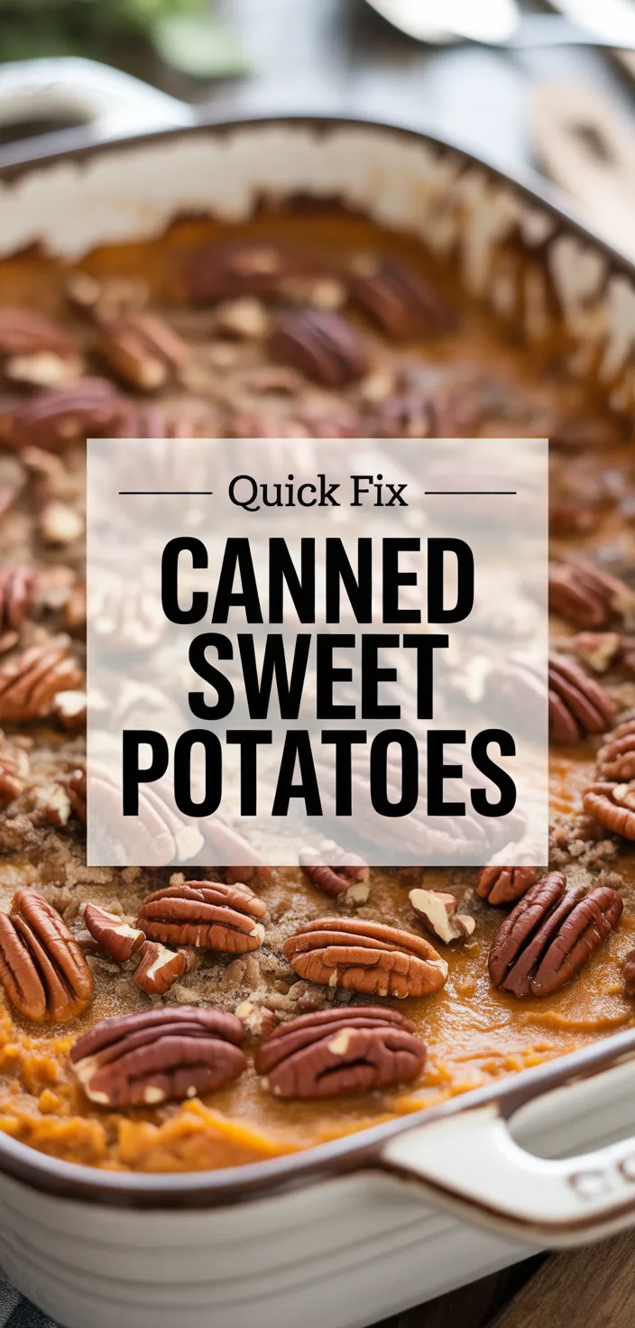 A photo of Sweet Potato Casserole With Canned Yams Recipe