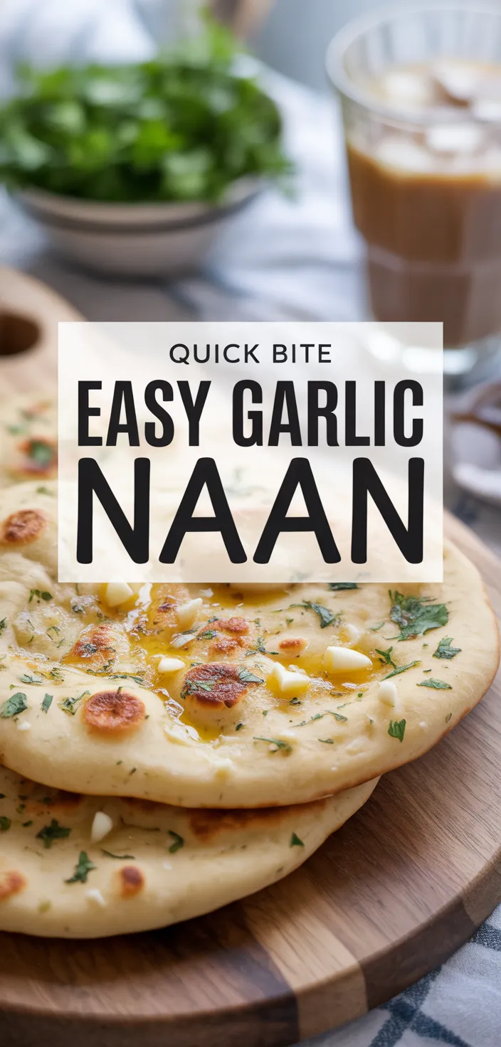 A photo of The Best Easy Garlic Naan Bread Recipe