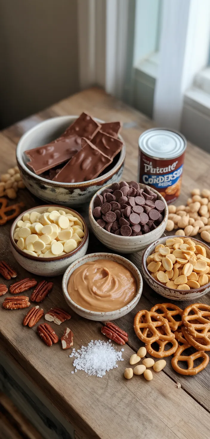 Ingredients photo for Easy Crockpot Candy Recipe