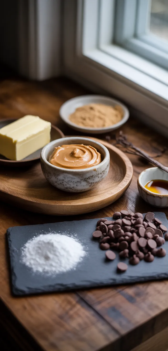 Ingredients photo for Keto Iced Peanut Butter Bars Recipe