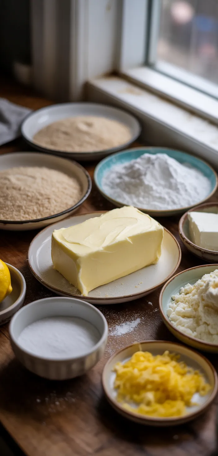 Ingredients photo for Keto Lemon Pound Cake With Cream Cheese Recipe