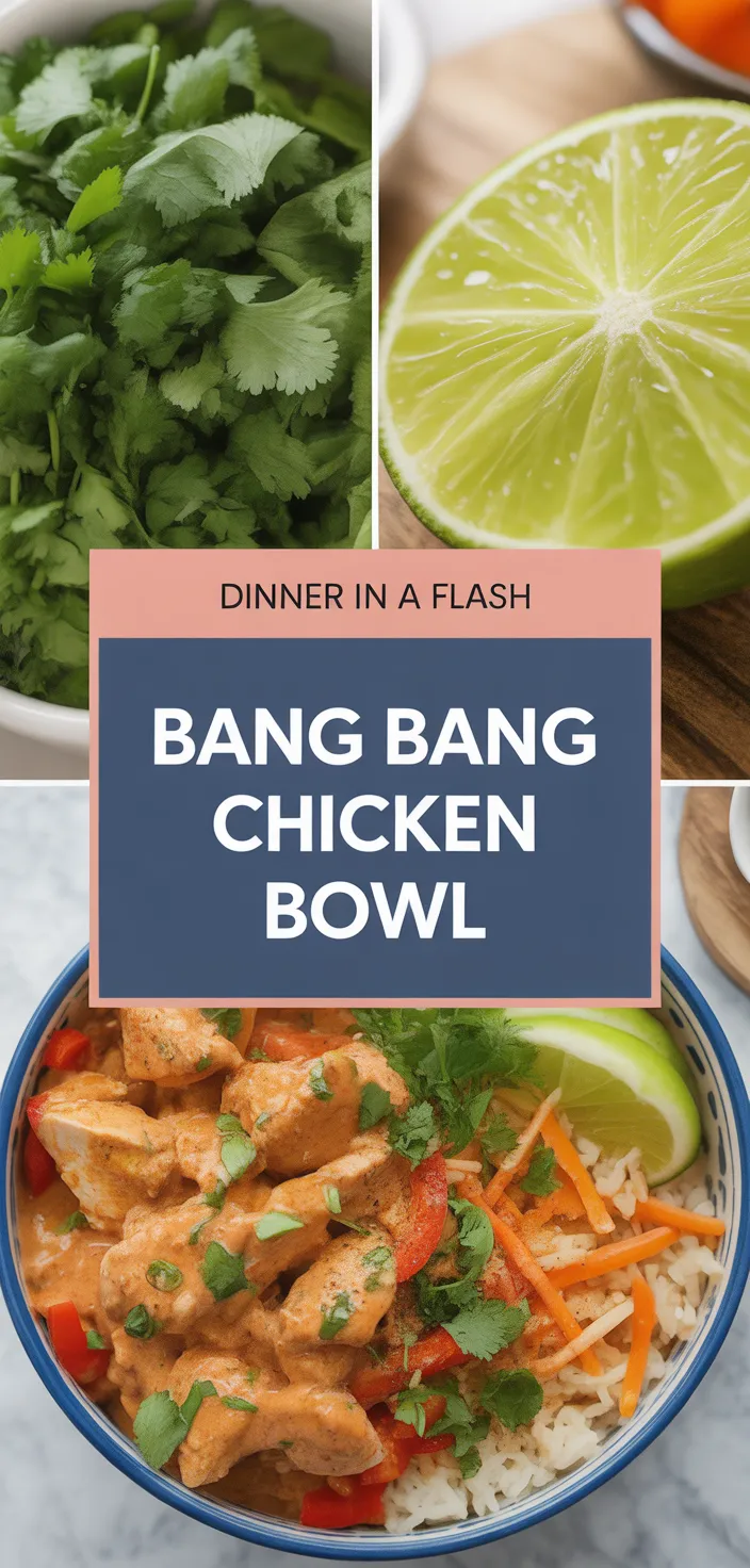 A photo of Bang Bang Chicken Bowl – Easy Protein Dinner Idea Recipe