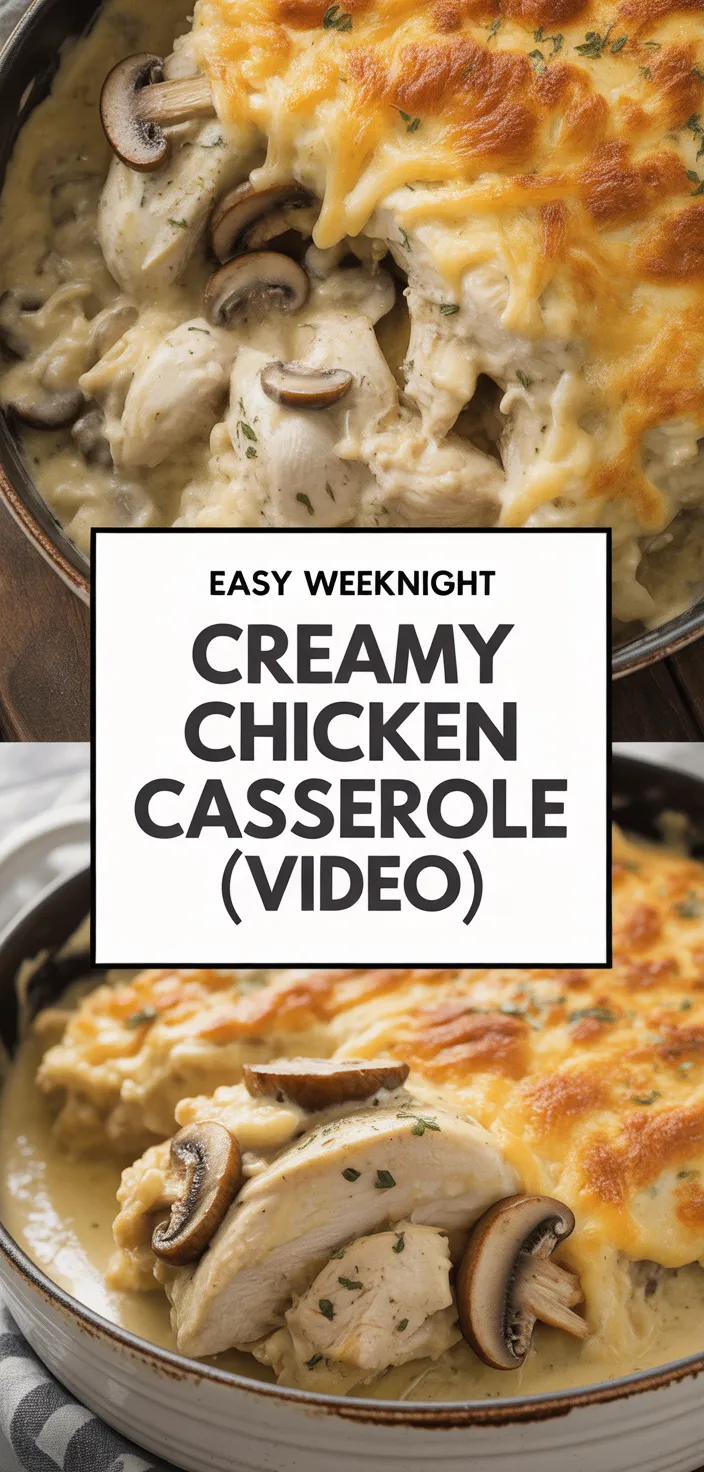 A photo of Creamy Chicken Casserole (VIDEO) Recipe