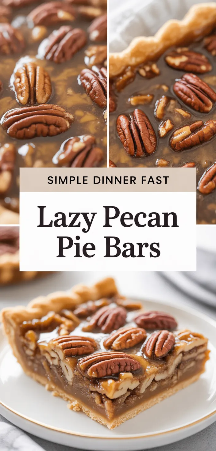 A photo of Lazy Girl Pecan Pie Bars Recipe: The Ultimate Quick And Easy Dessert