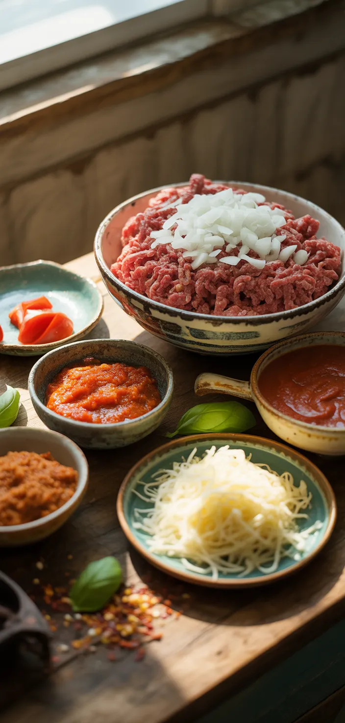 Ingredients photo for Crock Pot Lasagna Soup Recipe