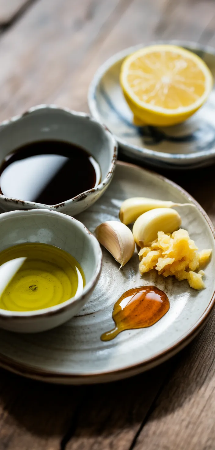 Ingredients photo for Simply Delicious Marinade For Tuna Steak Recipe