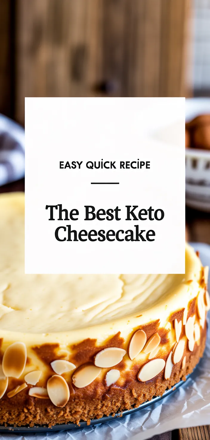 A photo of The Best Keto Cheesecake Recipe