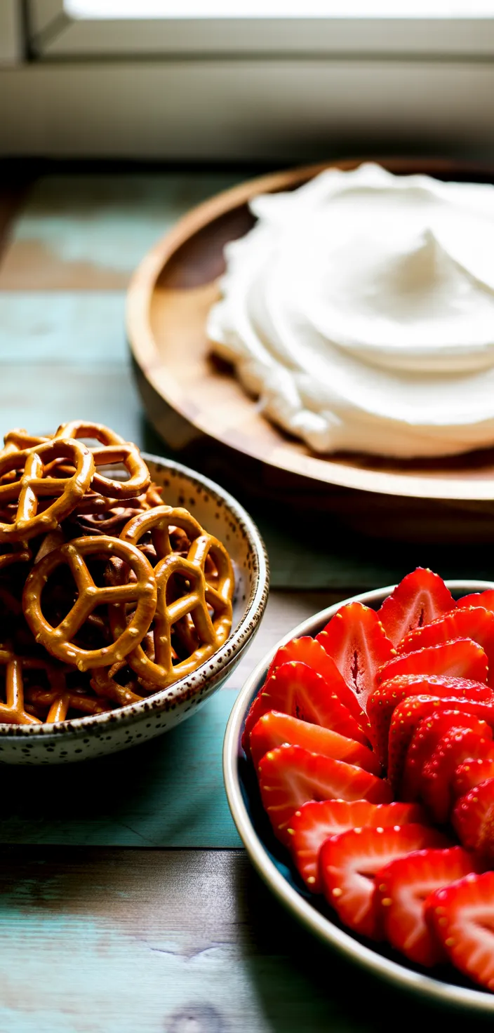 Ingredients photo for Making The Viral Strawberry Crack Pretzel Salad Recipe