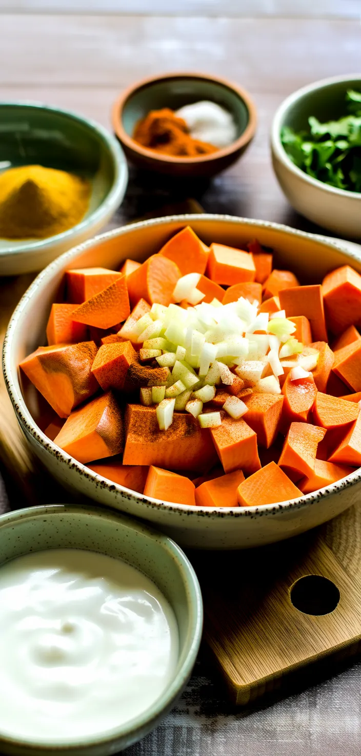 Ingredients photo for Roasted Sweet Potato Soup Recipe