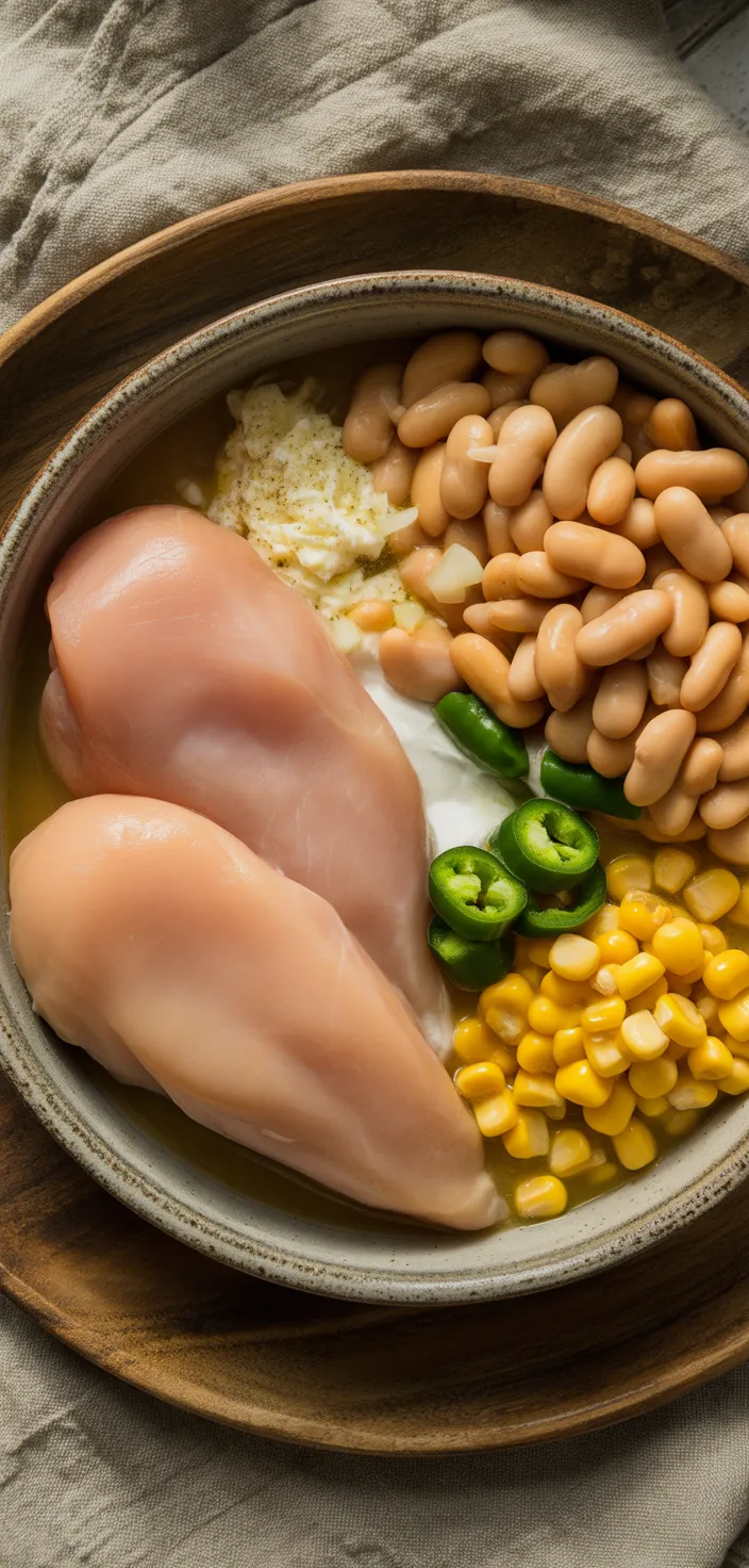Ingredients photo for Classic White Chicken Chili Recipe