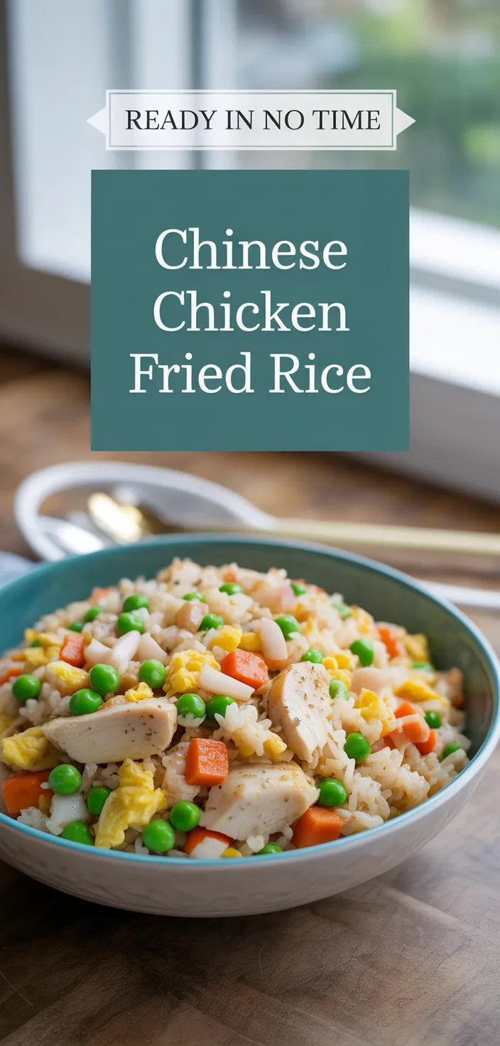 A photo of Chinese Chicken Fried Rice Recipe