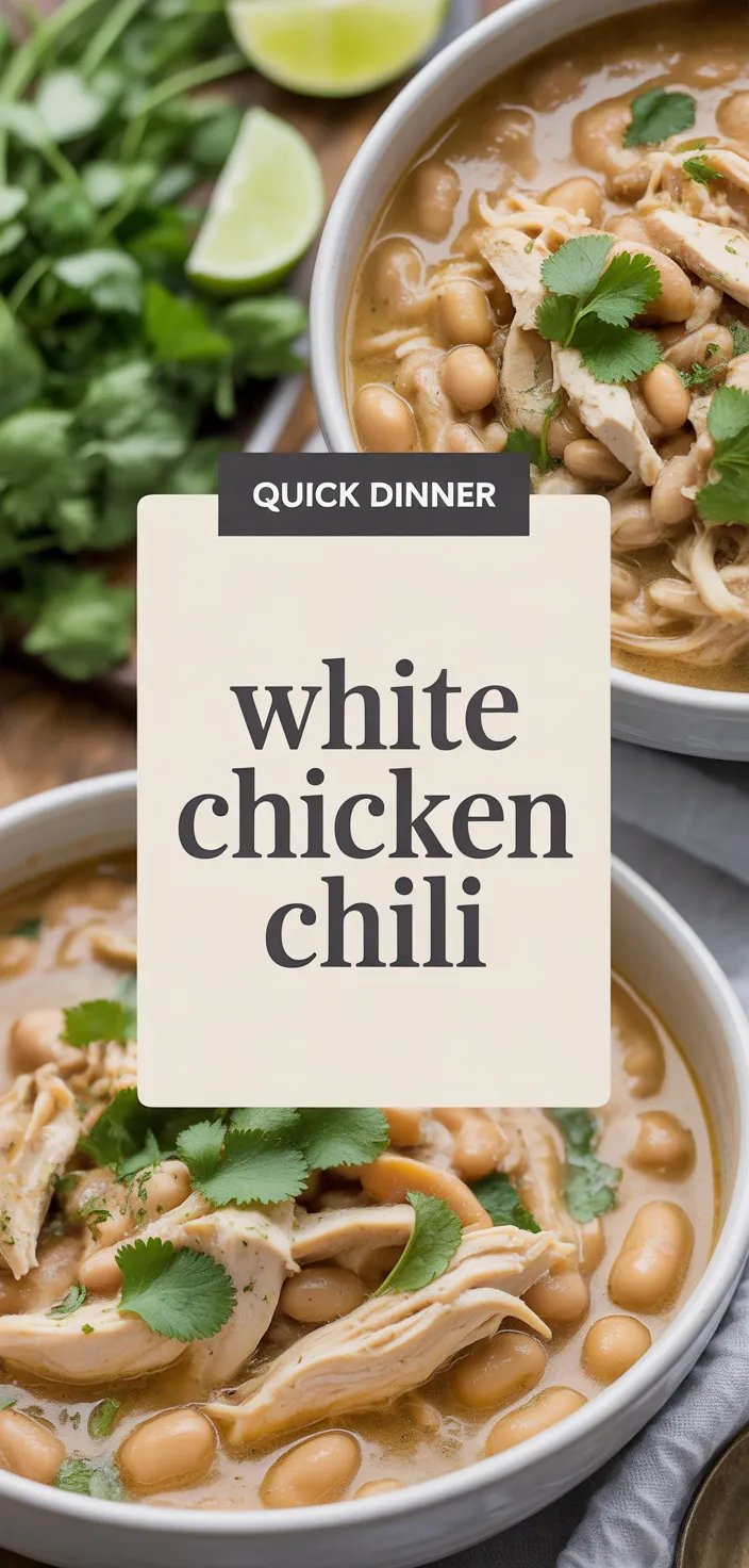 A photo of Classic White Chicken Chili Recipe