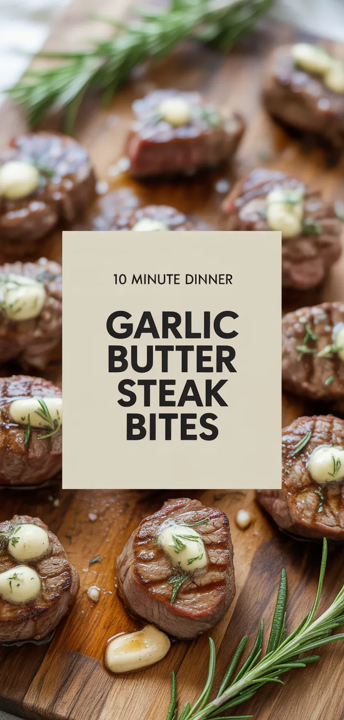 A photo of Garlic Butter Air Fryer Steak Bites Recipe